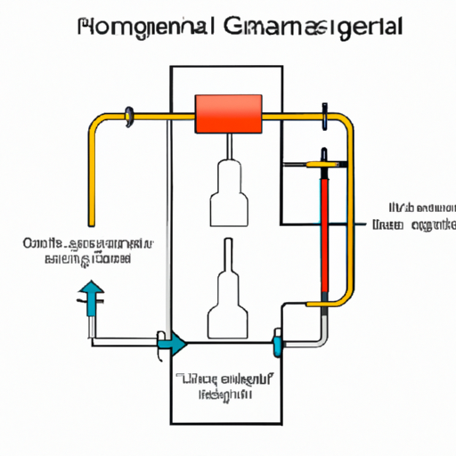diagram of a geothermal heating system